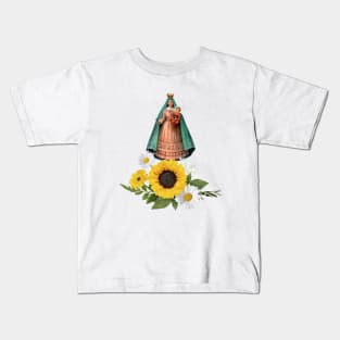 Homenaje a Virgen de la Caridad patrona de Cuba Kids T-Shirt